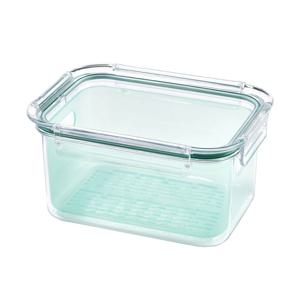 브리앙 풀 트라이탄 투명 밀폐용기 반찬통 1500ml(+채반) 단품