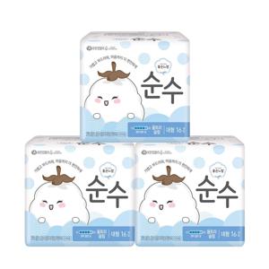 좋은느낌 순수 대형 16P X 3팩