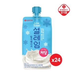 설레임 밀크쉐이크 저당 160mlx24개