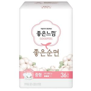 좋은느낌 좋은순면 중형 36P X 1팩