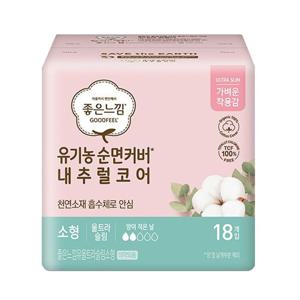 좋은느낌 유기농 내추럴코어 울트라 소형 18P X 1팩