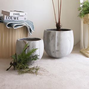 인테리어 수반 원형 시멘트화분 FRP 2sizes 2colors