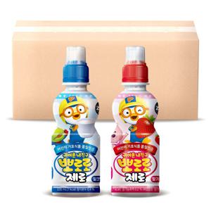 귀여운 내친구 뽀로로 제로 음료수 (밀크/딸기) 235ml*24입