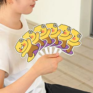 카카오프렌즈 춘식이 접이식 부채 (서핑)