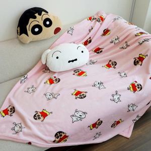 짱구 흰둥이담요 핑크 빅사이즈 사무실 차량 캠핑 차박 필수템