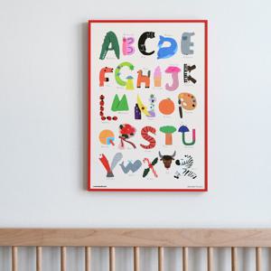 Alphabet Poster 01 알파벳 ABC 아이방 인테리어 아기방 홈데코 A2포스터