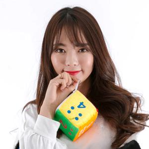 스펀지 주사위 중 10cm 6칼라 파티 소품 놀이 게임