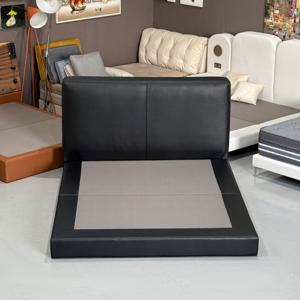 캠퍼 블랙 가죽침대 전체가죽침대 이태리통가죽침대 - 주문제작 자체제작