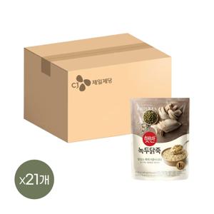 햇반죽 소프트밀 녹두닭죽 420g*21개 비비고죽 리뉴얼