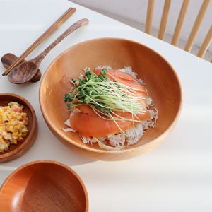1+1 마호가니 우드 이지 샐러드볼 대 19cm (총2P)