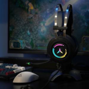 AX-3 PLUS 가상 7.1채널 RGB 게이밍 헤드셋 블랙