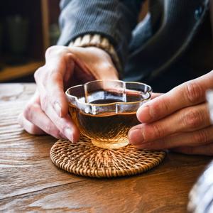 반짝반짝 금빛 유리 찻잔 컵 티컵 유리잔 B타입