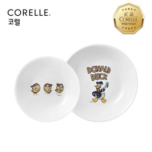 미키 빈티지 찬기 2P 세트(중+대)