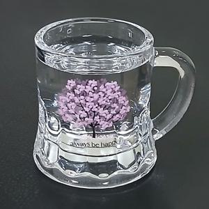 로얄포셀린 변온 손잡이 소주잔 유리 소주컵 변색소주잔 술잔