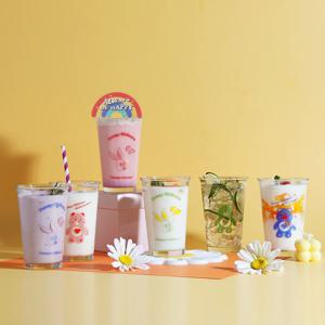 [리퍼] 퍼니미드타운 프렌즈 유리컵 350ml