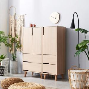 하부2단서랍 상부 2단선반 유아옷장 세트 (40+60cm 8색)