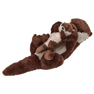 스콕스두바 애착인형 동물 2종 45cm 어른수달과아기수달