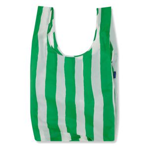 대형 빅사이즈 에코백 장바구니 Green Painted Stripe