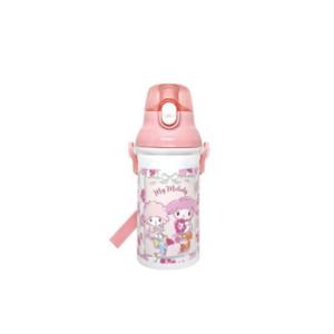 마이멜로디 플라워리스 원터치 물통 400ML / 텀블러 휴대용 물병 산리오
