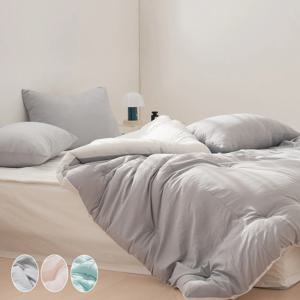 몽글몽글 마이크로 모달 워싱 부드러운 알러지케어 차렵이불세트(옥수수솜) Q