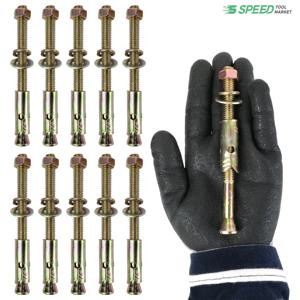 3/8 철 세트앙카볼트 10mm 길이 125mm 10개 콘크리트 세트 앙카