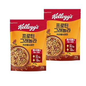 프로틴 그래놀라 카라멜 & 피칸 350g*2개