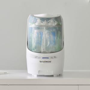 원스텝 온수세척 스팀 소독 건조 젖병세척기 화이트