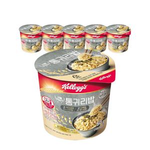 100% 통귀리밥 오트밀 즉석컵밥 50g 6개