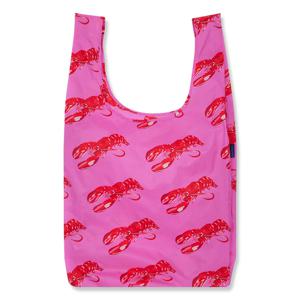 대형 빅사이즈 에코백 장바구니 Pink Lobster