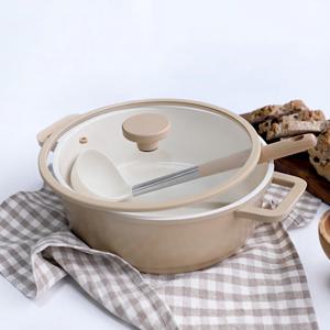 [리퍼] 세라믹 코팅 인덕션 전골 냄비, 멀티웍 26cm