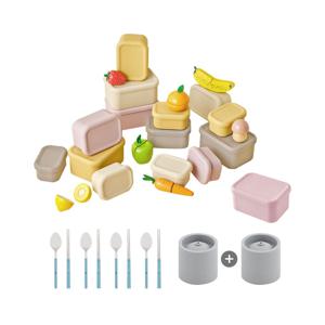 페스티벌 피크닉 세트 (밀폐용기SML+밀폐용기L+마카롱수저4인SET+아이스볼2P)