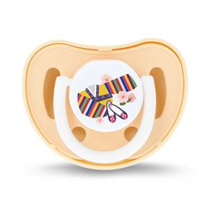 실리콘 패션 공갈 젖꼭지(색동저고리)