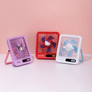 산리오 헬로키티 쿠로미 시나모롤 데스크팬 탁상용 선풍기