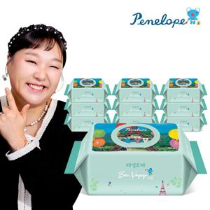 아기물티슈 본보야지 에펠 캡형 70매X10팩