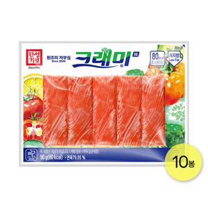 한성 크래미H 90g*10개 맛살 게살 게맛살 꽃맛살 크라비아 크랩