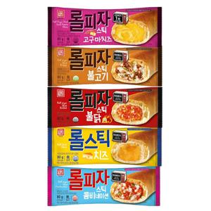 한성 롤피자 스틱 80g(5종 각3개) 콤비 불고기 치즈 고구마치즈 불닭