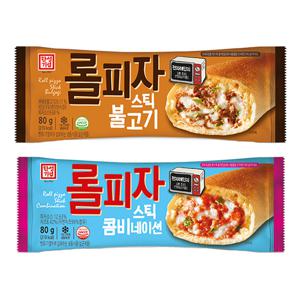 한성 롤피자 스틱 80g(콤비네이션 5개+불고기 5개(총10개)) 냉동 한입피자 간식