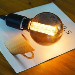 엘포스 LED 에디슨 볼전구 G95 3W 클래식 실버 카페전구 인테리어램프