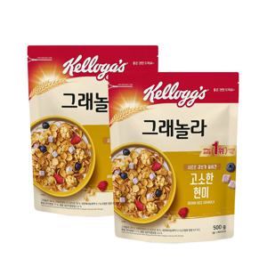 고소한 현미 그래놀라 500g*2개