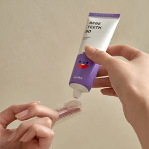 베베티스60 무불소 아기치약 60g 블루베리향 (36개월미만) 유아치약 신생아치약