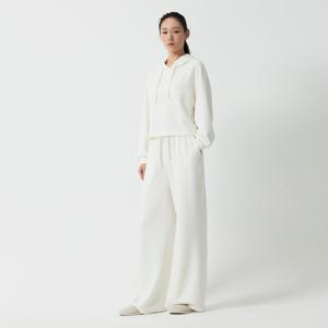 여 소프트 스웨트 와이드핏 10부 파자마 팬츠 (2 colors)
