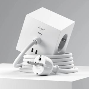 Square1 아볼트x마르티넬리루체 콜라보 (케이블 1.8m, 콘센트3구+C타입 2구)
