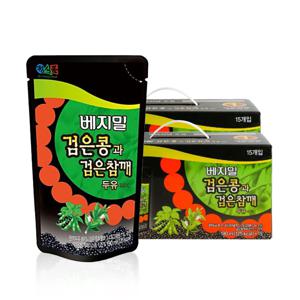 베지밀 검은콩과 검은참깨 두유 파우치 190ml*30팩