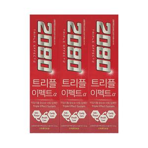 2080 트리플이펙트치약 스트롱민트 120g 3입