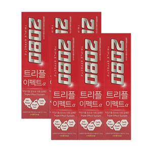 2080 트리플이펙트치약 스트롱민트 120g 3입 x2