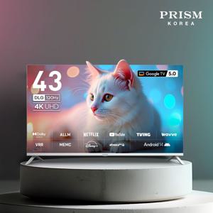 109cm(43인치) 화이트 구글5.0 스마트 4K UHD TV CP43G5W