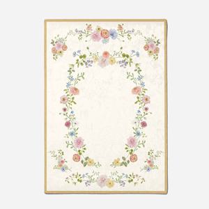 프레임러그 블라썸가든 사계절 극세사 방수 워셔블 러그 50일 뉴본 촬영