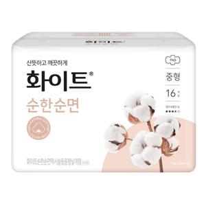 화이트 순한순면 중형 16P X 1팩