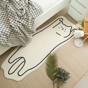 고양이 발매트 주방매트 미끄럼방지 욕실 현관 침대 러그 극세사 아이방