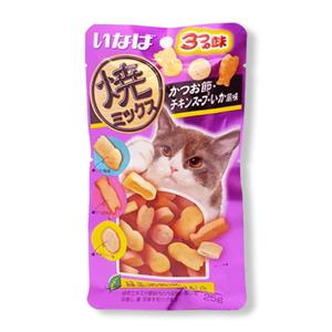 QSC-122 야끼믹스 가츠오부시&치킨&오징어 25g x 12개 묶음